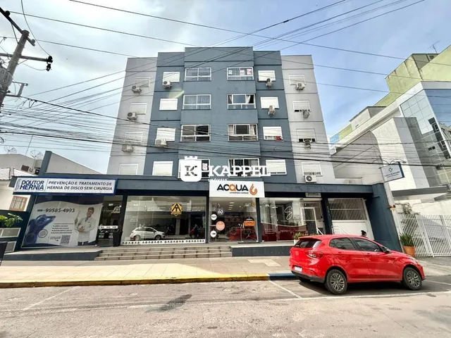 Fachada moderna de um prédio residencial em Lajeado, Brasil.