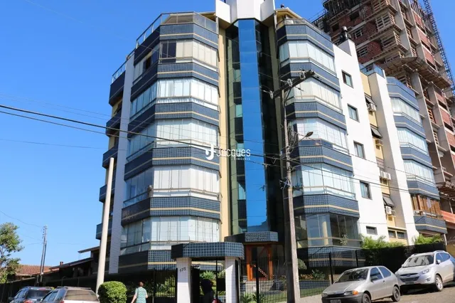Fachada de um edifício residencial em Lajeado, Brasil.