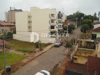 Vista da fachada de um edifício residencial em Lajeado, Brasil.