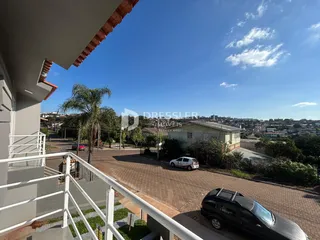 Vista da fachada de uma residência em Lajeado, Brasil.