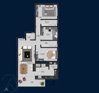 Apartamento com 3 dormitórios, foto 15