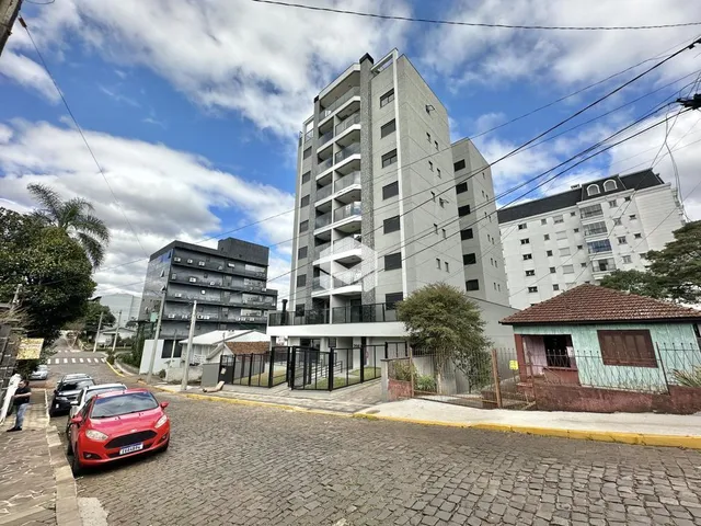 Fachada de um prédio residencial em Lajeado, Brasil.
