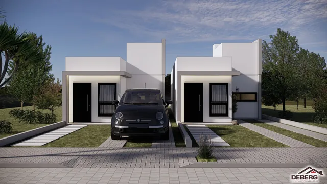 Casa geminada com 2 dormitórios