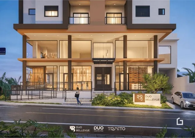 Fachada moderna de um edifício residencial em Lajeado, Brasil.