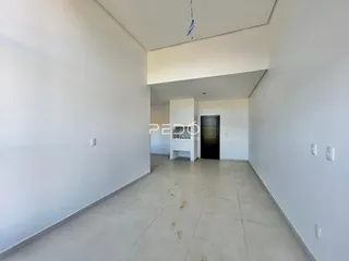 Hall de entrada de um imóvel em Lajeado, Brasil.
