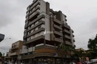 Fachada de um edifício residencial em Lajeado, Brasil.