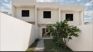 Fachada moderna de uma residência branca em Lajeado, Brasil.