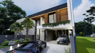 Fachada moderna de uma residência em Lajeado, Brasil.