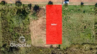 Vista aérea de um terreno de 360m² em Lajeado, Brasil.