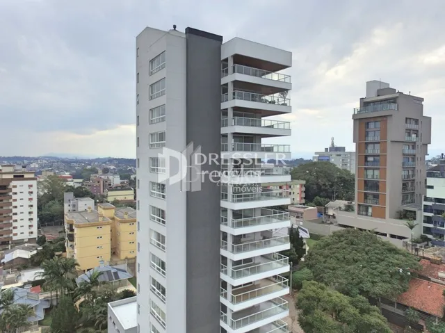 Fachada de um edifício residencial em Lajeado, Brasil.