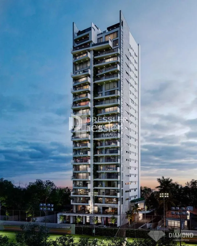 Fachada de um edifício residencial em Lajeado.