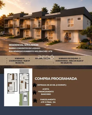 Fachada moderna de residência em Lajeado, Brasil.