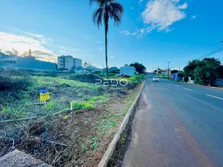 Vista da propriedade ao longo da estrada em Lajeado.