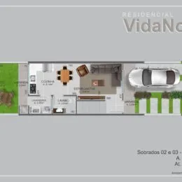 Planta baixa mostrando o layout de um imóvel residencial.