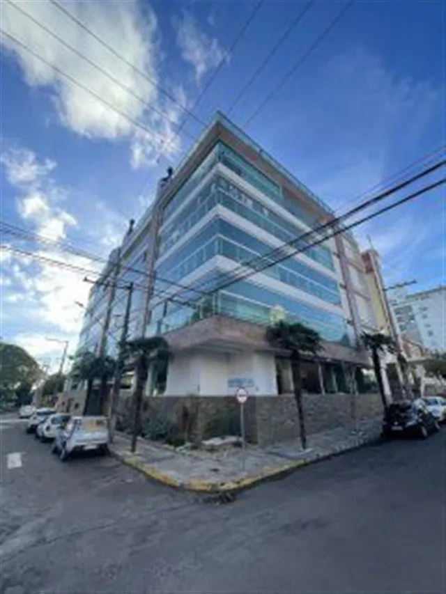 Fachada de um edifício residencial em Lajeado, Brasil.