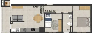 Apartamento com 2 dormitórios, foto 8