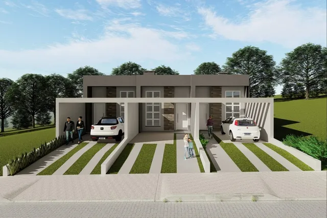 Casa geminada com 2 dormitórios