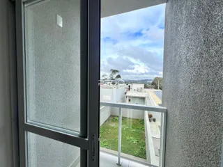 Vista da área externa de um apartamento em Lajeado, Brasil.