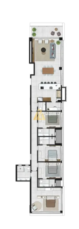 Apartamento com 4 dormitórios, foto 22