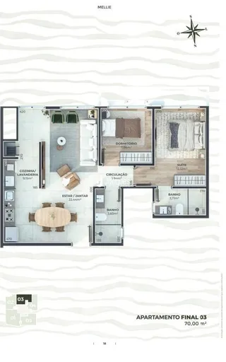 Apartamento com 2 dormitórios, foto 6