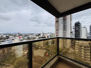 Vista da paisagem urbana de Lajeado a partir de um terraço.