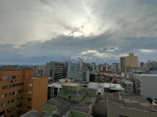 Vista aérea de edifícios na área de Lajeado, Brasil.