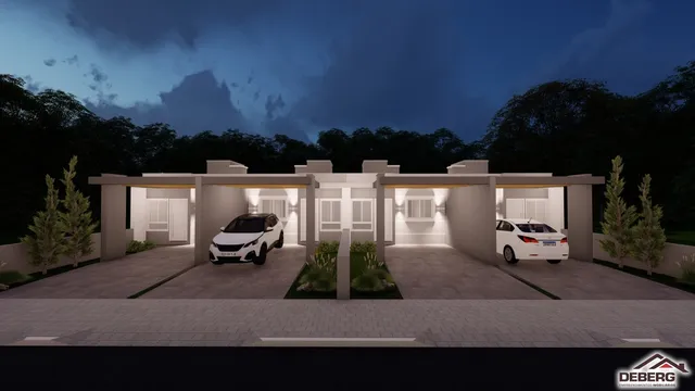 Casa geminada com 2 dormitórios