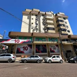 Fachada de um edifício residencial em Lajeado, Brasil.
