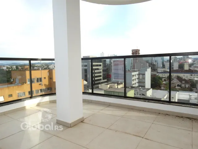 Vista da varanda com vista para a cidade de Lajeado.