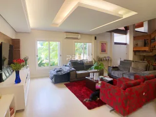 Sala de estar de uma residência em Lajeado, Brasil.