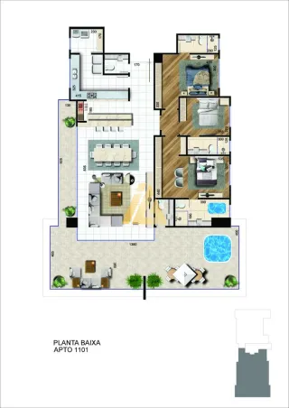 Apartamento com 1 dormitório, foto 12