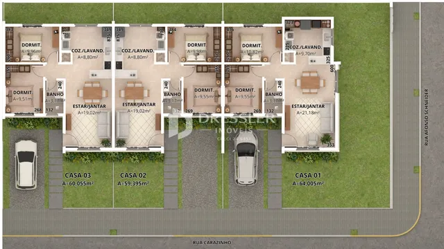Casa geminada com 2 dormitórios, foto 4
