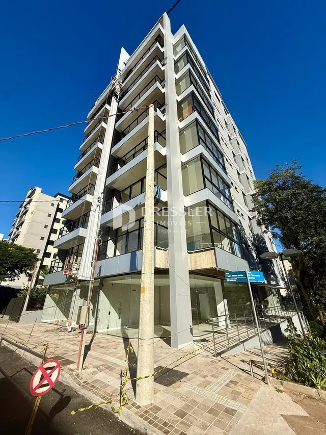 Fachada de um prédio residencial em Lajeado, Brasil.