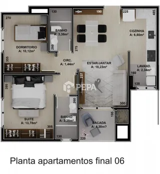 Apartamento com 2 dormitórios, foto 12