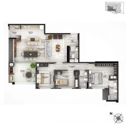 Apartamento com 3 dormitórios, foto 36
