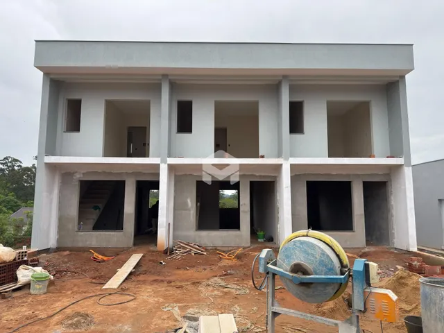 Fachada de uma construção residencial em Lajeado, Brasil.