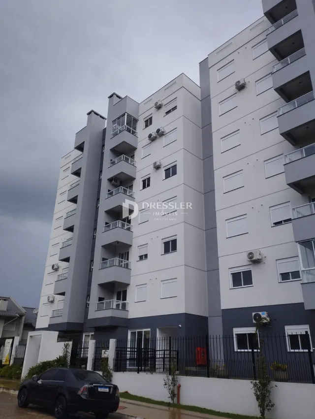 Fachada de um prédio residencial em Lajeado, Brasil.