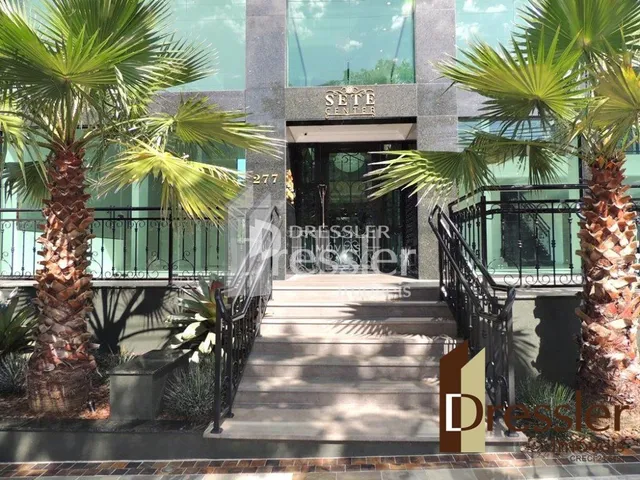 Fachada moderna de um edifício residencial em Lajeado.