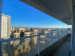 Vista panorâmica da cidade de Lajeado vista de um terraço.