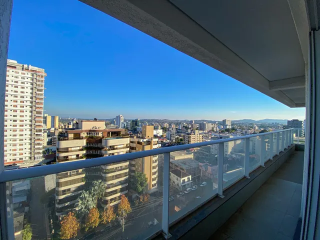 Vista panorâmica da cidade de Lajeado vista de um terraço.