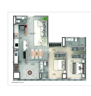 Apartamento com 2 dormitórios, foto 15