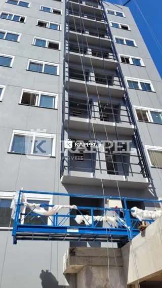 Vista externa de um prédio residencial em Lajeado, Brasil.
