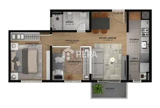 Apartamento com 2 dormitórios, foto 5