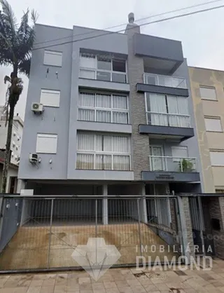 Fachada moderna de um prédio residencial em Lajeado, Brasil.