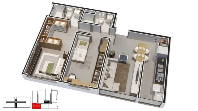 Apartamento com 3 dormitórios, foto 5