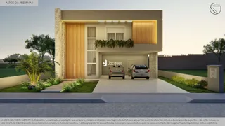 Fachada de uma residência moderna em Lajeado, Brasil.