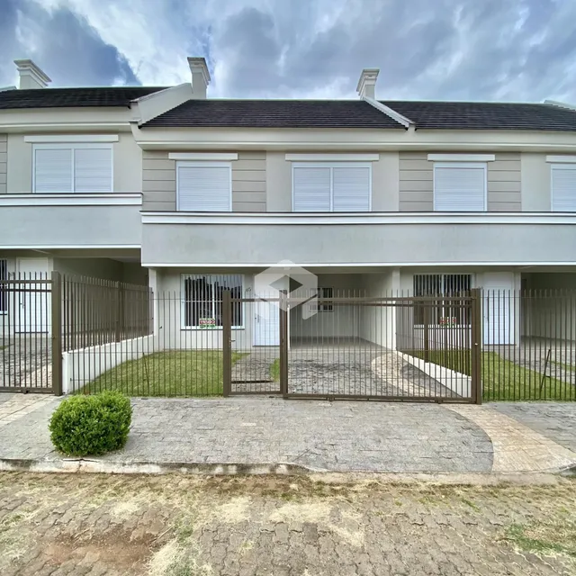 Fachada de uma casa residencial em Lajeado, Brasil.