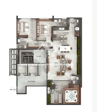 Apartamento com 2 dormitórios, foto 16