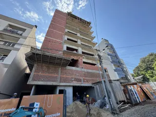 fachada de um prédio residencial em construção em Lajeado, Brasil.