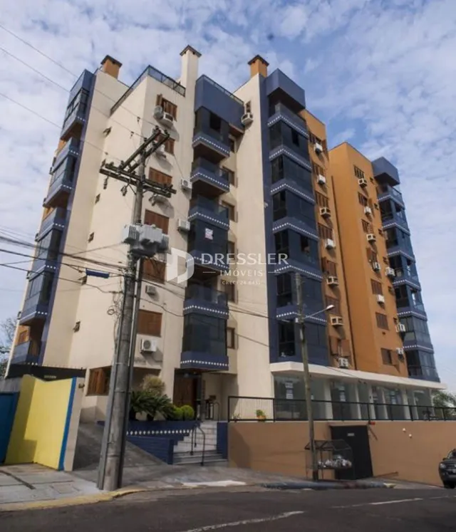 Fachada de um prédio residencial em Lajeado, Brasil.